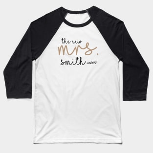 The New Mrs Smith Est 2017 Daughter T Shirts Baseball T-Shirt